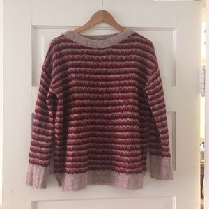 Theory Alpaca Striped Sweater